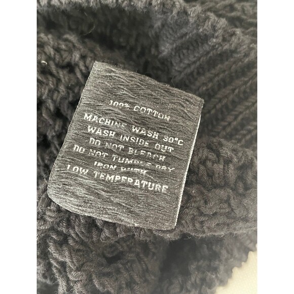 Racer Worldwide Safety Pin Cross Sweater Size S Black - Picture 7 of 7